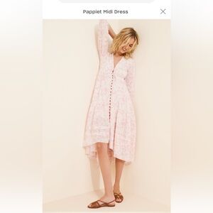 Free People Pappiet Midi Dress